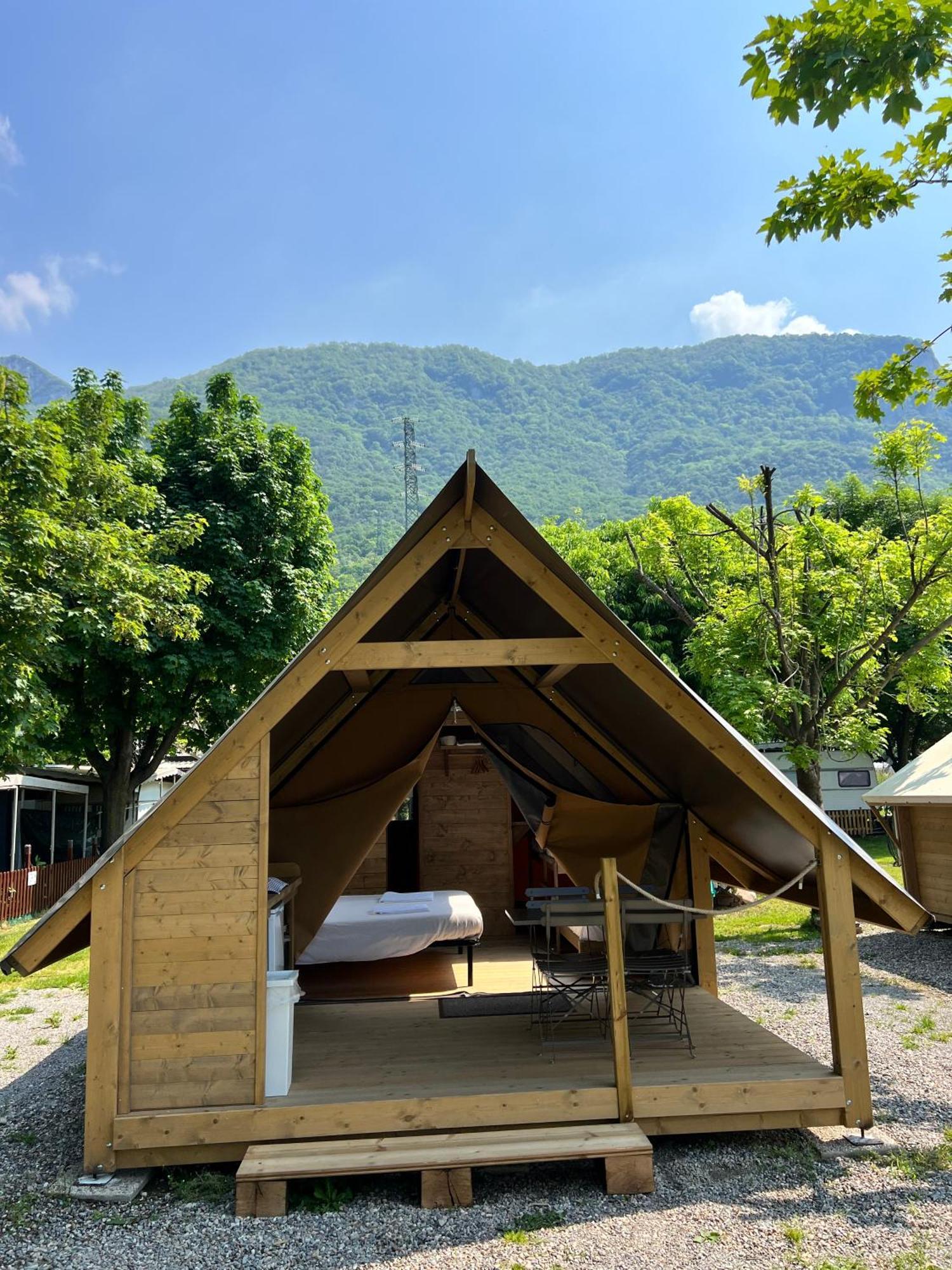 Glamping Camping Rivabella Lecco Exterior foto