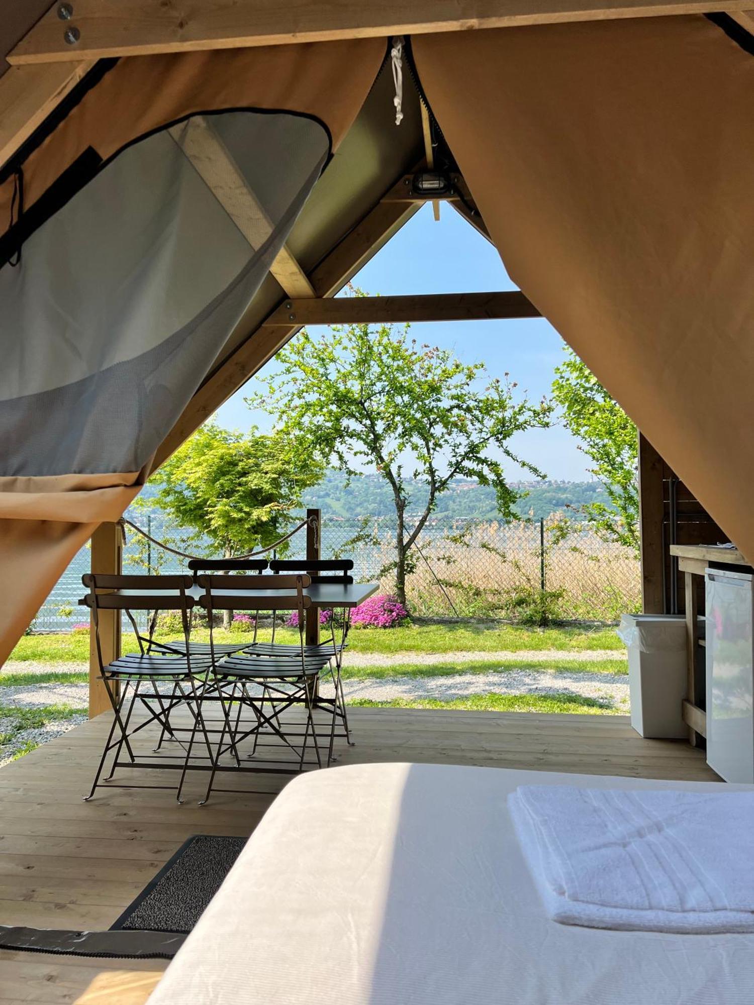 Glamping Camping Rivabella Lecco Exterior foto